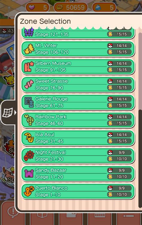 pokemon shuffle guide|Main Stages .